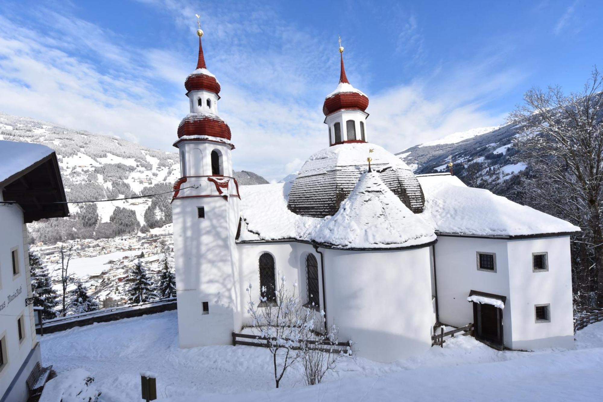 Ferienwohnung Ausblick Zillertal Hainzenberg Exterior foto