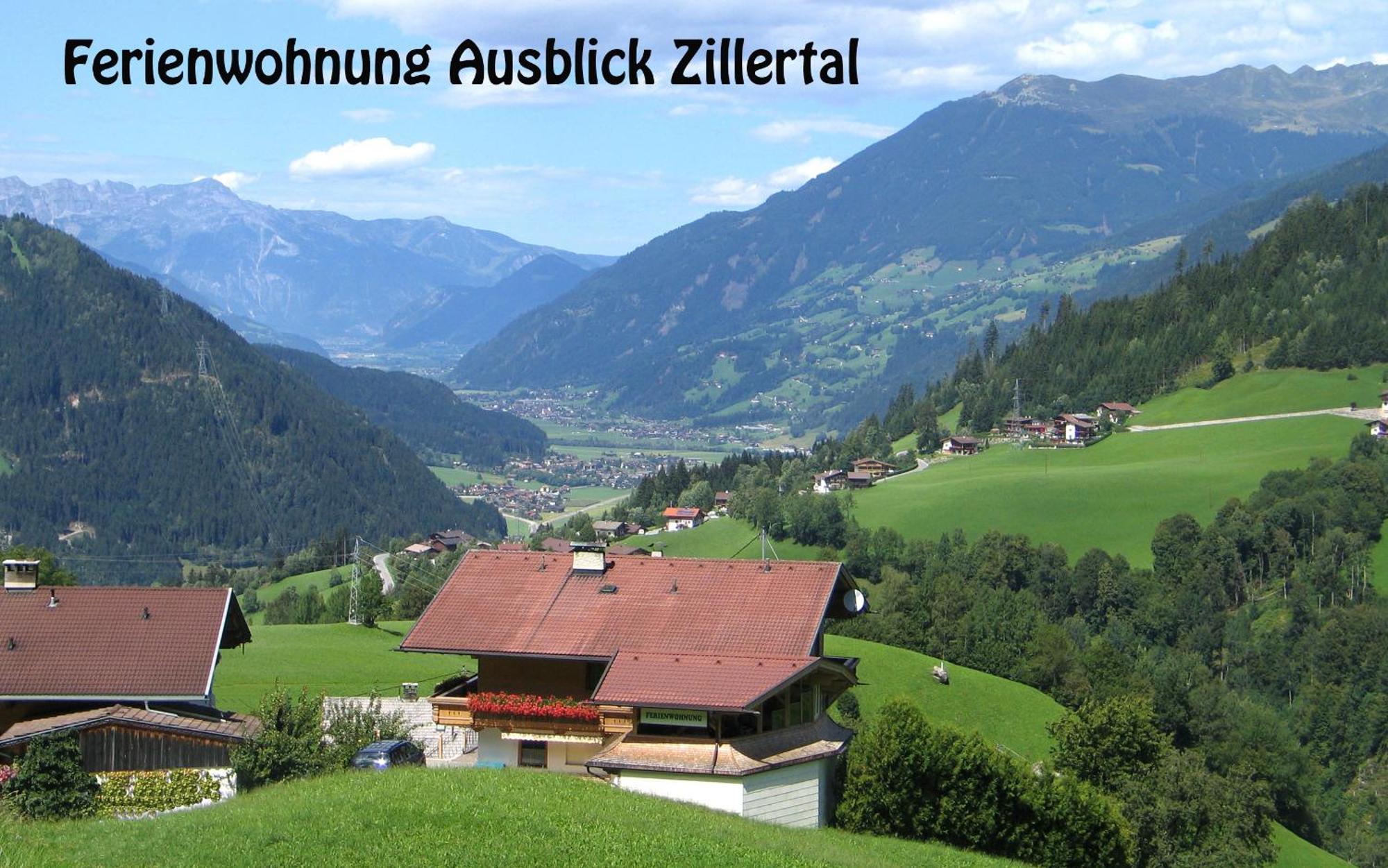 Ferienwohnung Ausblick Zillertal Hainzenberg Exterior foto